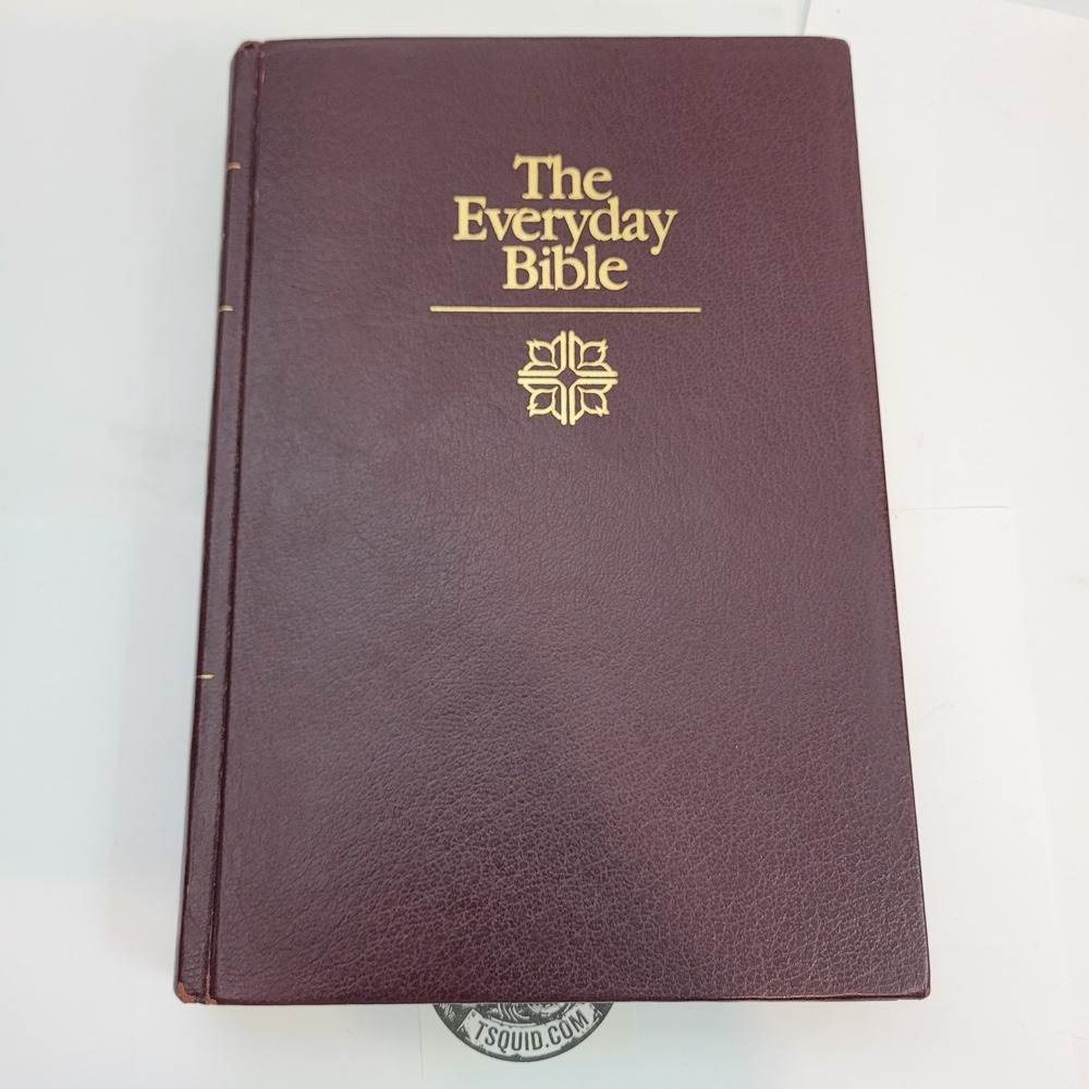 Worthy The Everyday Bible NCV Burgundy Hardcover Concordance Religious Book